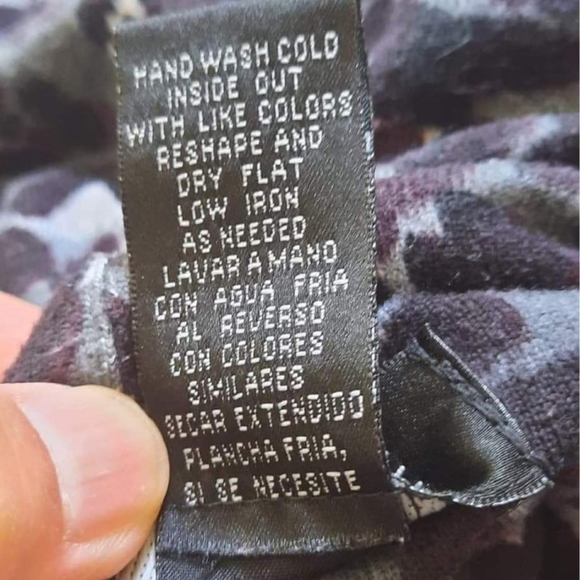 Alyn paige dress,size S,printed black/white purple - Picture 5 of 6